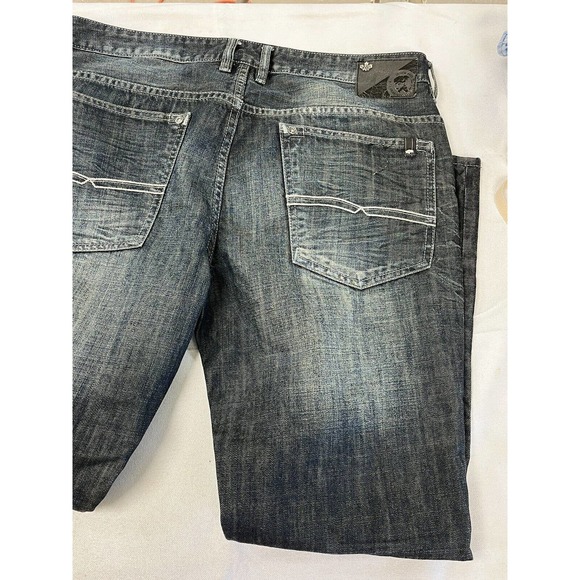 Buffalo Jeans Mens 36x30 Six Basic Slim Straight Denim 100% Cotton - Picture 9 of 11